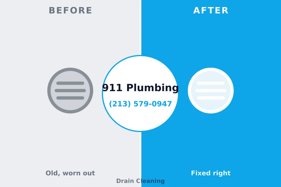 Before and after: plumbing company Hayden, ID